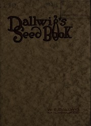 Cover of: Dallwig's seed book: 1921