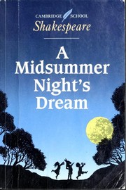 Cover of: A midsummer night's dream by William Shakespeare