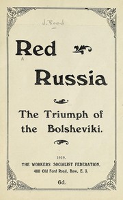 Cover of: Red Russia by John Reed