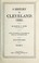 Cover of: A history of Cleveland, Ohio