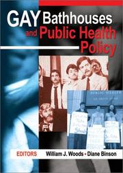 Cover of: Gay Bathhouses and Public Health Policy by 