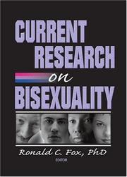 Cover of: Current Research on Bisexuality (Journal of Bisexuality Monographic Separates) (Journal of Bisexuality Monographic Separates)