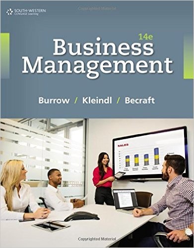 Business Management 14th Edition by James L. Burrow | Open Library