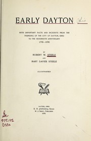Cover of: Early Dayton by Steele, Robert W.
