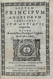 Septem principum angelorum by Antonio Duca