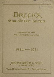 Cover of: Breck's high grade seeds: everything for farm, garden and lawn