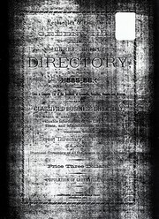 Cover of: Rentschler & Hamilton's Greenville and Darke county directory for 1885-86 by Rentschler & Hamilton