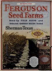 Cover of: Spring 1921 by Ferguson Seed Farms