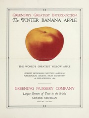 Cover of: Greening's greatest introduction: the winter banana apple