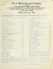 Surplus offering of vine seed from 1921 crop to the trade only by C. Herbert Coy Seed Co