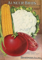 Cover of: Seed and plant catalogue: 1921