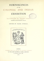 Cover of: Reminiscences of the Colonial and Indian Exhibition