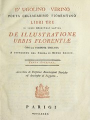 Cover of: D'Ugolino Verino ... libri tre in versi originali latini De illustratione urbis Florentiae