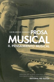 Cover of: Prosa musical by 