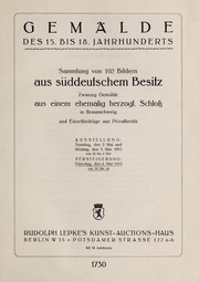 Cover of: Gem©Þlde des 15. bis 18. Jahrhunderts