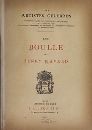 Cover of: Les Boulle