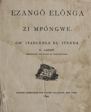 Cover of: Ezango  elo nga zi Mpo ngwe: gw' itangunla nl' itenda