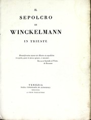 Cover of: Il sepolcro di Winckelmann in Trieste by Domenico Rossetti, Domenico Rossetti