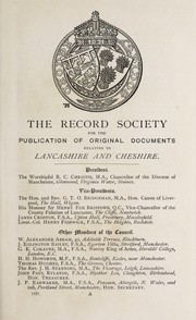 Cover of: Lancashire inquisitions returned into the Chancery of the Duchy of Lancaster by Duchy of Lancaster
