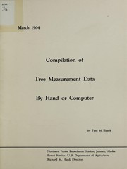 Cover of: Compilation of tree measurement data by hand or computer