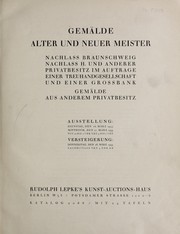 Cover of: Gem©Þlde alter und neuer Meister