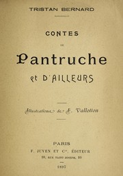 Cover of: Contes de Pantruche et d'ailleurs
