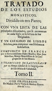 Cover of: Tratado de los estudios monasticos