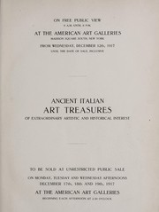 Art treasures and antiquities by American Art Association