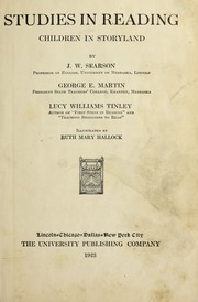 Cover of: Studies in reading