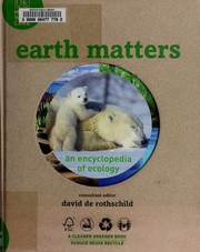 Cover of: Earth Matters by David Rothschild, David de Rothschild