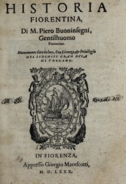 Cover of: Historia fiorentina
