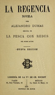 La regencia by Alexandre Dumas