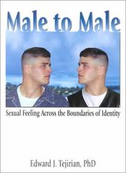 Cover of: Male to Male by Edward J. Tejirian