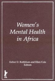 Cover of: Women's mental health in Africa