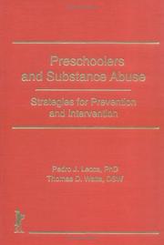 Preschoolers and substance abuse by Pedro J. Lecca