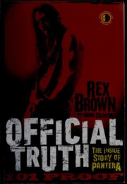 Cover of: Official truth by Rex Brown, Rex Brown