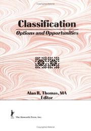 Cover of: Classification: options and opportunities