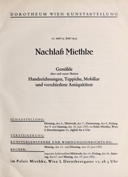 Nachlass Miethke by Dorotheum (Firm)