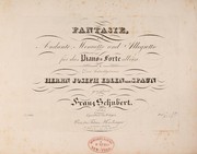 Fantasie, Andante, Menuetto und Allegretto fur das Piano-Forte allein, 78tes Werk by Franz Schubert
