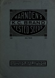 Cover of: Harnden's tested seeds: 1886-1921, 35th year