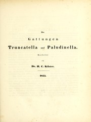 Cover of: Die Gattungen Truncatella und Paludinella