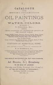 Catalogue of...[his] collection of oil paintings and water-colors...statuary by Moratilla, Rome by George A. Leavitt & Co