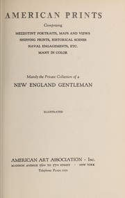 Cover of: American prints