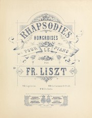 Cover of: Rhapsodie hongroise no. 8