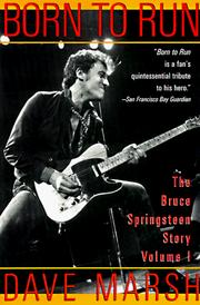 Cover of: Born to run by Dave Marsh