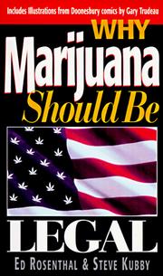 Cover of: Why marijuana should be legal