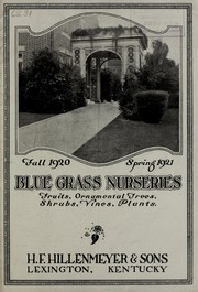 Cover of: Fall 1920, spring 1921: fruits, ornamental trees, shrubs, vines, plants