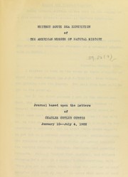 Whitney South Sea Expedition of the American Museum of Natural History by Charles Cutler Curtis