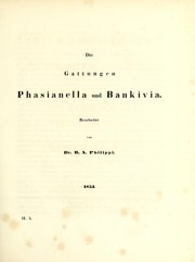 Cover of: Die Gattungen Phasianella und Bankivia by Rodolfo Amando Philippi