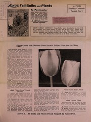 Long's fall bulbs and plants by J.D. Long Seed Company